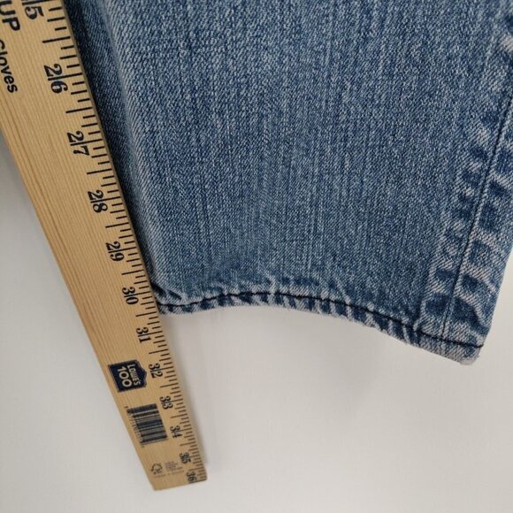 Quiksilver Regular Fit 100% Cotton High-Rise Straight Leg Denim Jeans 31 Women - Picture 11 of 15